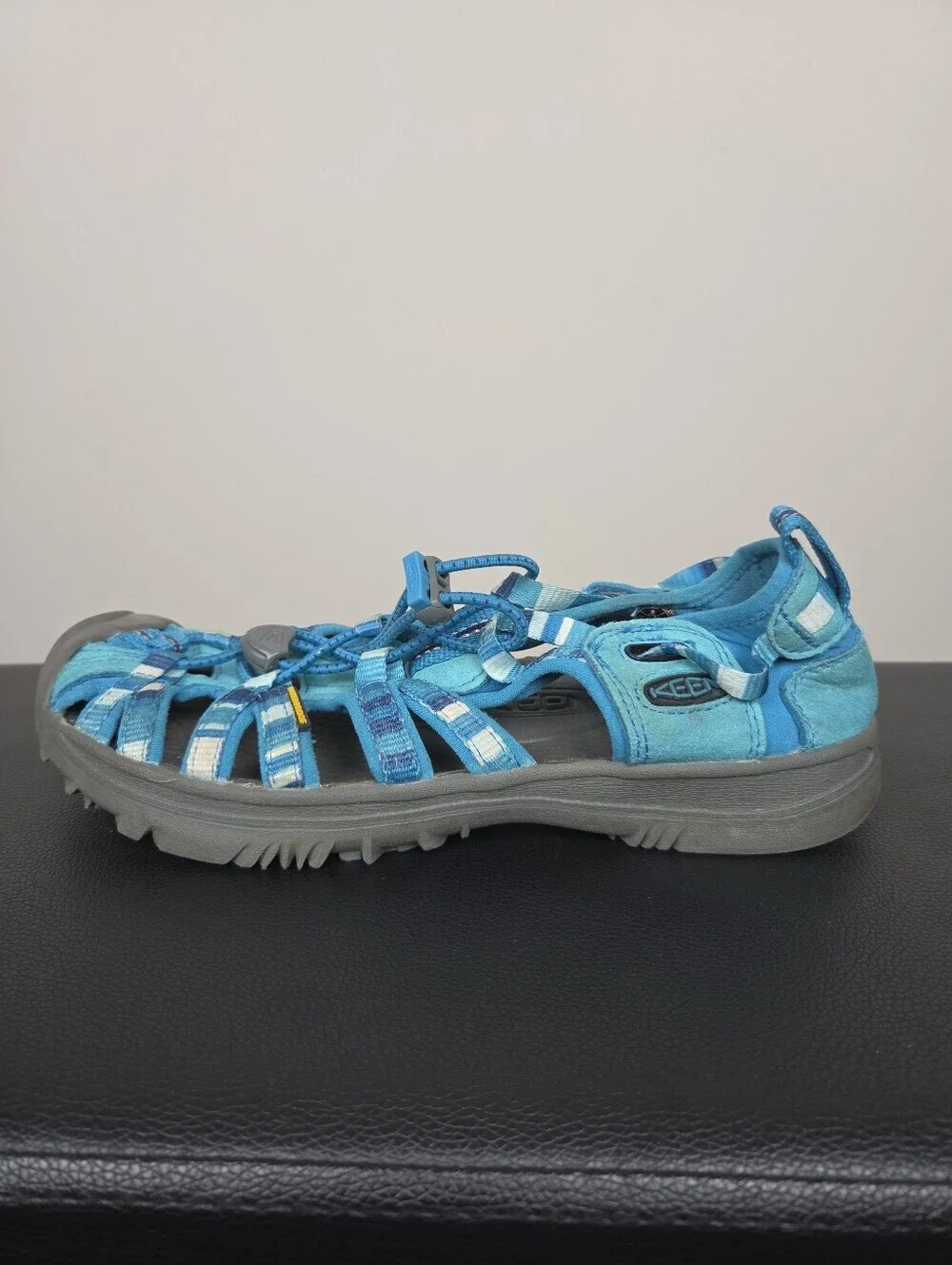 KEEN Whisper Blue Turquoise Water Trail Sport Sandals Shoes Women's Size 5